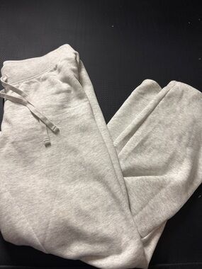 Hollister Light Gray Cozy Sweatpants